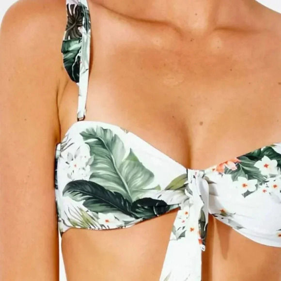 Rip Curl On The Coast Bandeau Bikini Top & Reversible Cheeky Bottoms - Picture 5 of 14